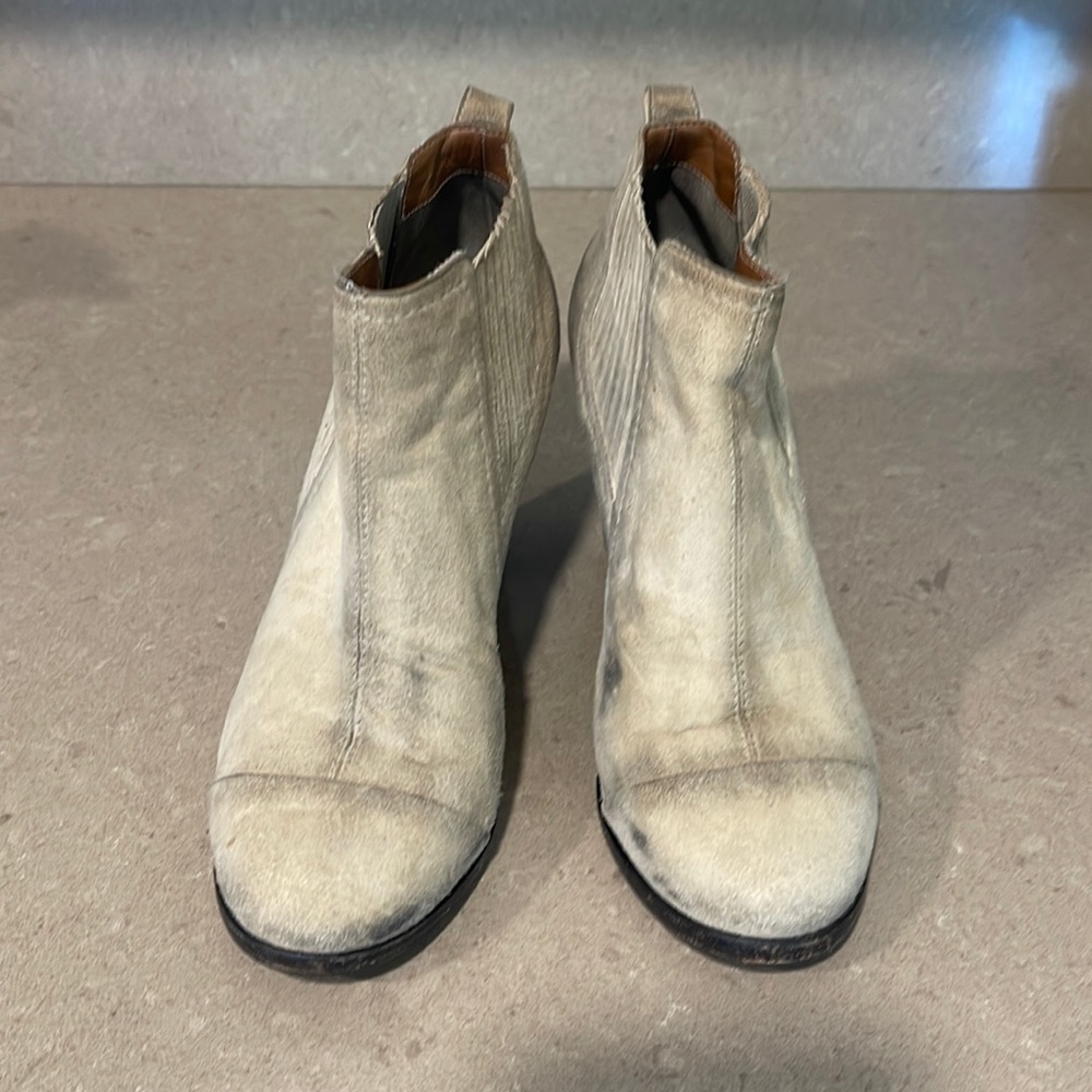 Costume National suede ankle booties